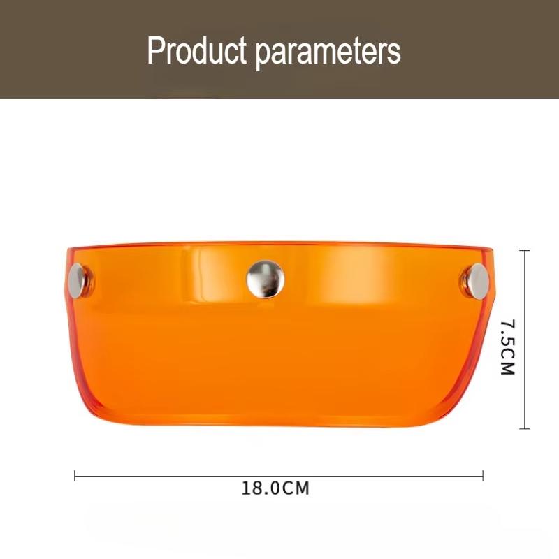 Universal Windproof Flip Wind Shield 3 Snap-Button Helmet Visor Motorcycles Accessories For Open Face Motorcycles Helmet