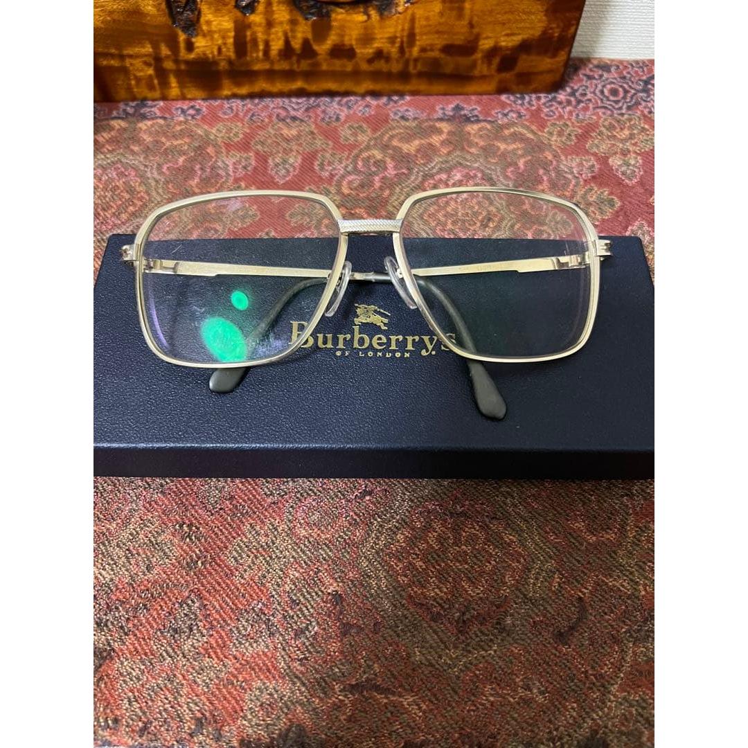Used Burberry clear square glasses