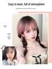 Pink Ombre Long Hair Wig with Natural Seamless Cap – Skirt Hem Style for Women and Girls