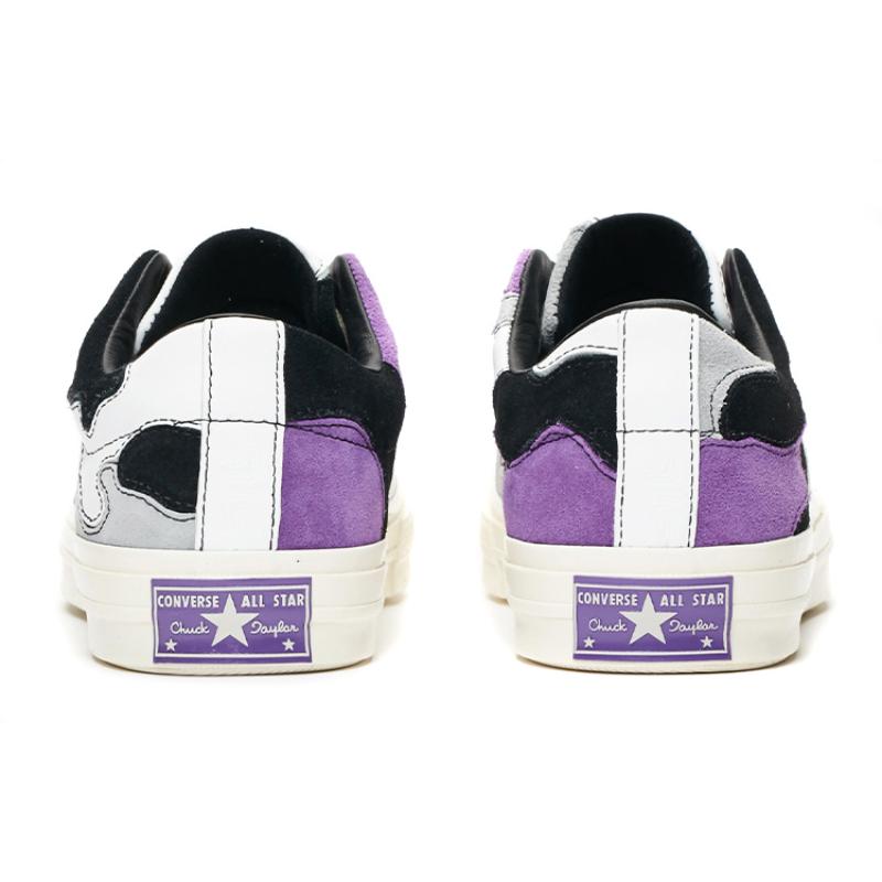 Sneakersnstuff X Converse One Star Camo Vintage Casual Lightweight Low-top Skate Shoes Unisex Purple Camouflage