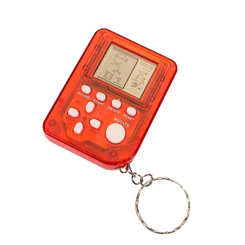 Cross-Border Handheld Mini Game Console Keychain Pendant Stationery Gift Toy