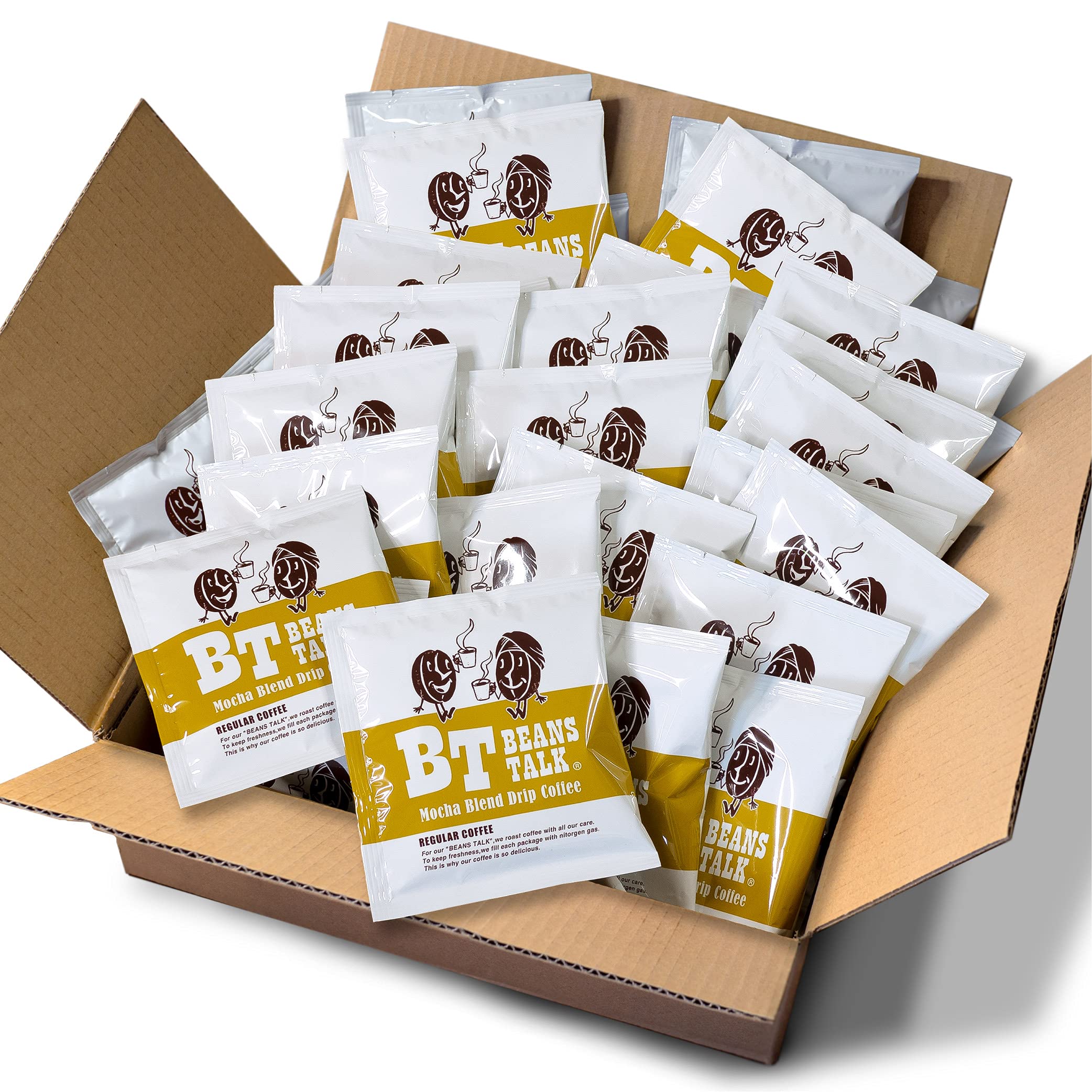 

Drip Coffee Refreshing Mocha Blend 10g x 50 pieces Luxury Arabica Beanstalk Drip bag 100% (50 pieces)