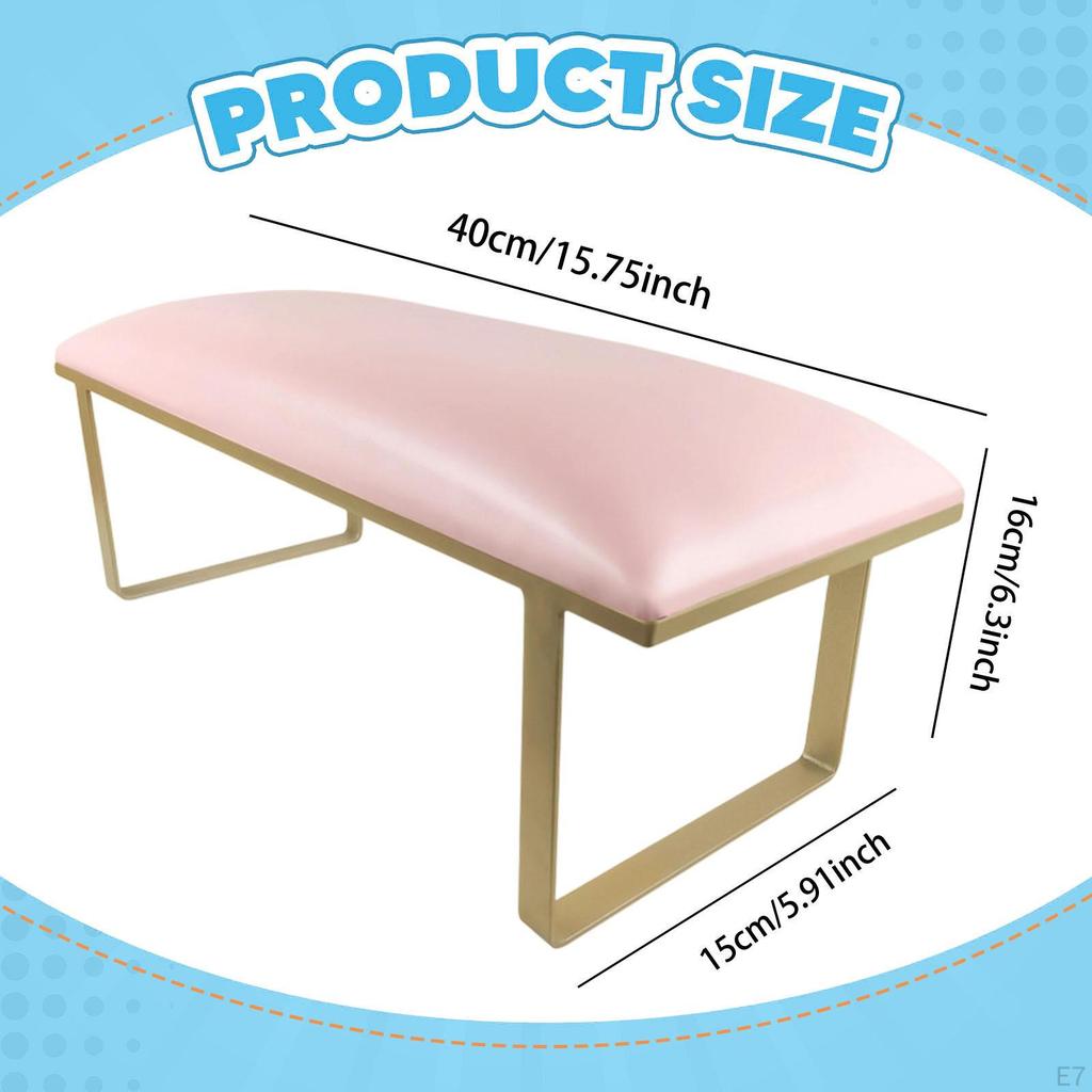Nail Arm Rest Salon Use Professional for Acrylic Nails Hand Pillow White