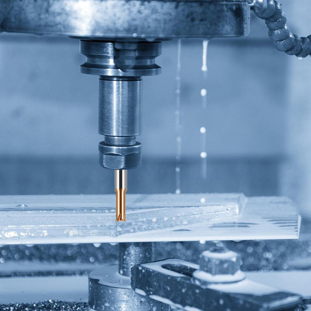 Freză de filetat Carbură de tungsten Dinți simpli/compleți Freză elicoidală Metric Bit de ruter Pentru oțel Unealtă freză cilindrică