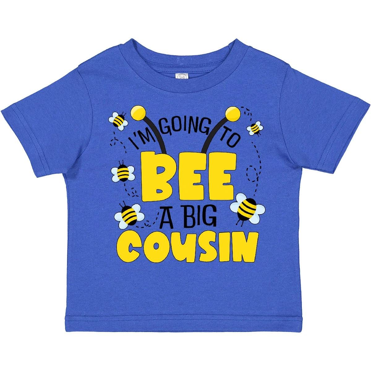 

Inktastic I m Going To Bee A Big Cousin Toddler T-Shirt Family Pun Funny Humor 110