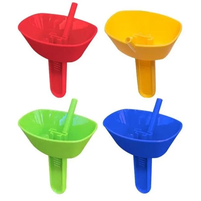 1/4pcs Reusable Anti-Drip Ice Cream Trays, Food Grade Plastic for Outdoor & Home Use, Easy Clean Portable Snack Holder Set
