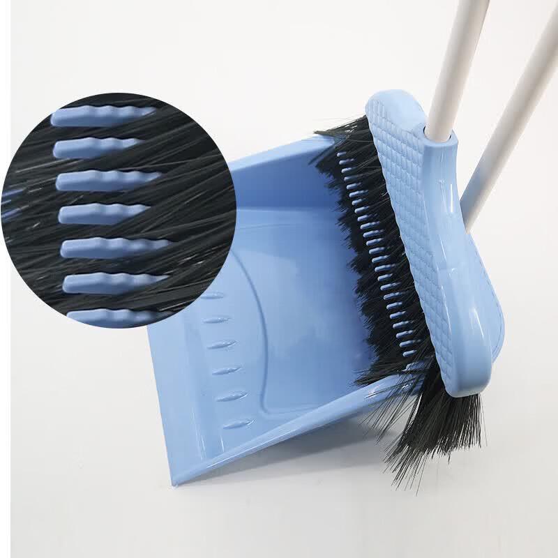 MENG DONG Thickened Hard Bristle Dustpan and Broom Set