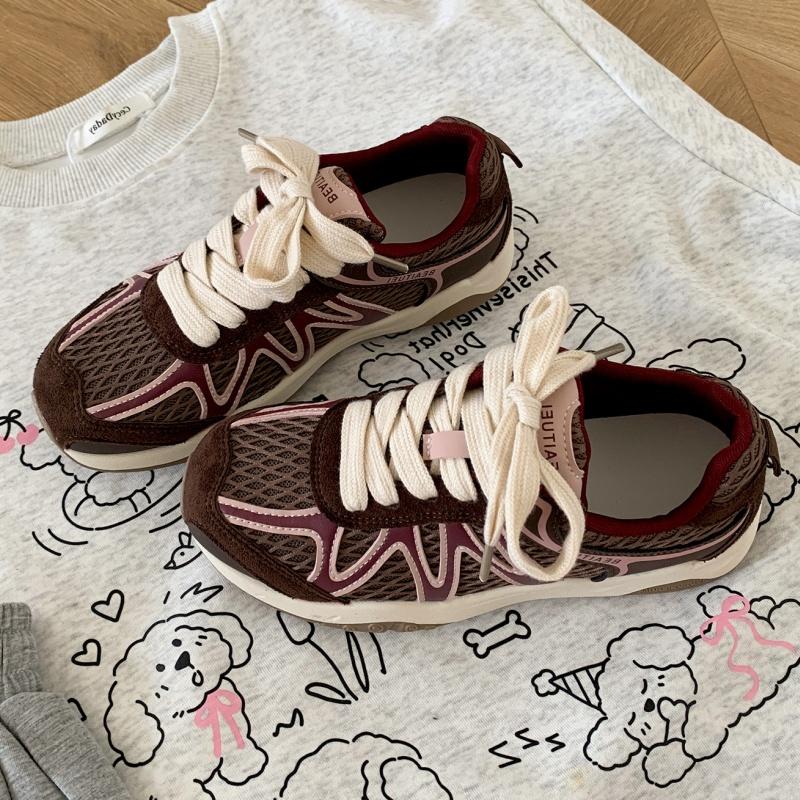 Fashion Tennis Shoes 2025 New Style Mesh Women Sneakers Designer Retro Running Shoes Fashion Breathable Casual Women's Sports Shoes