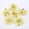 5Pcs Artificial Flowers 7.5cm Fake Flowers Heads for Home Room Dceor Garden Wedding Marriage Decoration Garland Gifts Accessory