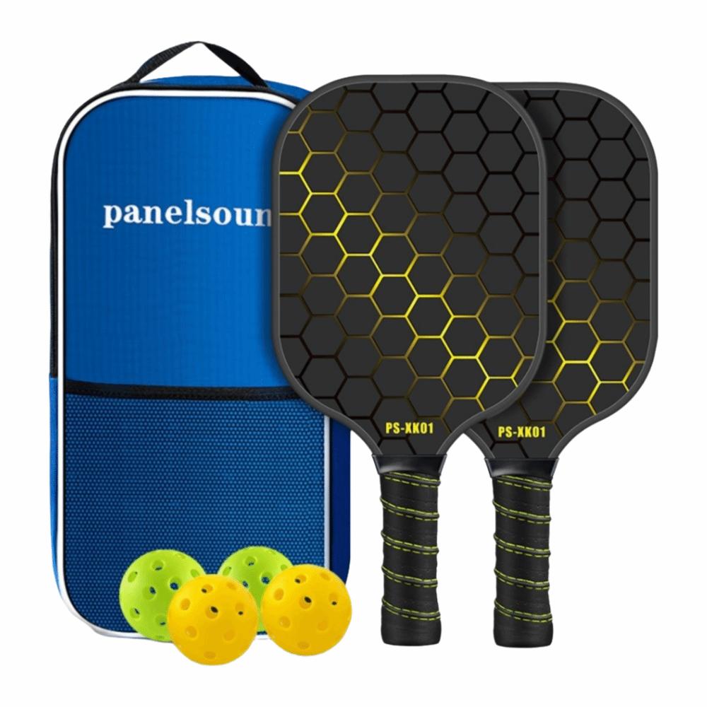 Lightweight Pickle Ball Rackets Honeycomb Core Pickleball Paddle Set  Outdoor Sports