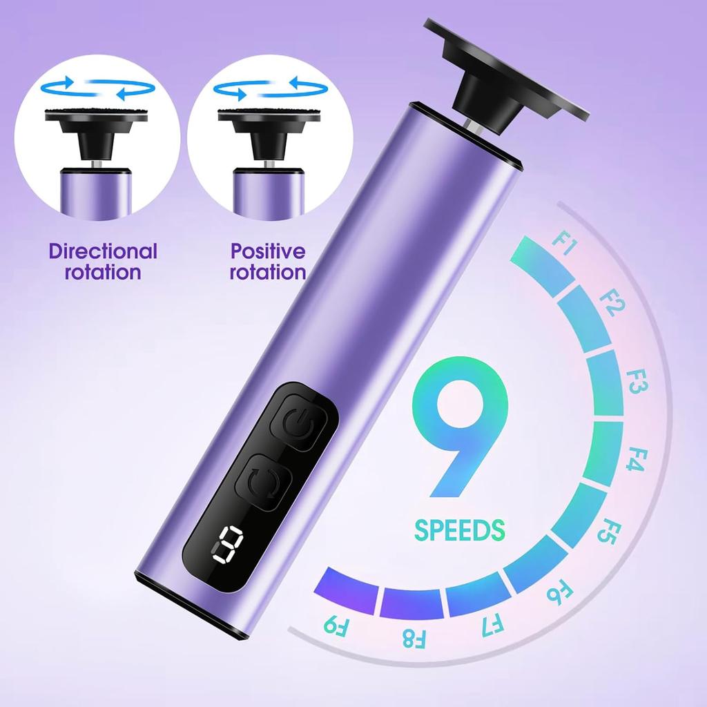 Foot Care Tool 2-in-1 Foot and Hand Electric Care Tools,Polish and Smooth,Shine Toenails Electric Callus Remover Pedicure File