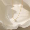 1/3PCS Imitation Pearl Charms Lariat Stainless Steel Jewelry Collarbone Chain Choker Adjustable Collar Necklace For Women