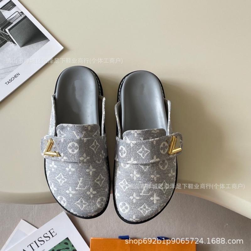 Neue Modelle informieren Baotou Halbschuh-Hausschuhe für Damen und Herren, dicke Sohle, weiche Sohle, Hausschuhe für Damen