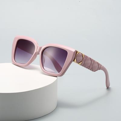 New Fashion Sunglasses Women Square Face Slim Sunglasses Anti-UV Sunglasses