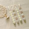 Kleine Gänseblümchen Schnullerclips Baby Schnuller Anti-Drop Kette Kleinkind Schnullerclip Nippelhalter Babyparty Geschenk Baby Zubehör