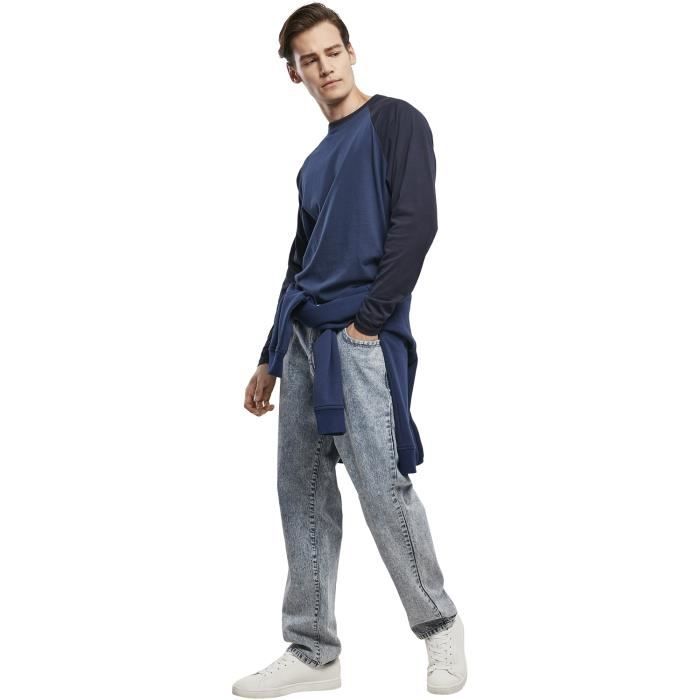 Pánské džíny Urban Classics - Volný střih - světle modré - 100% bavlna