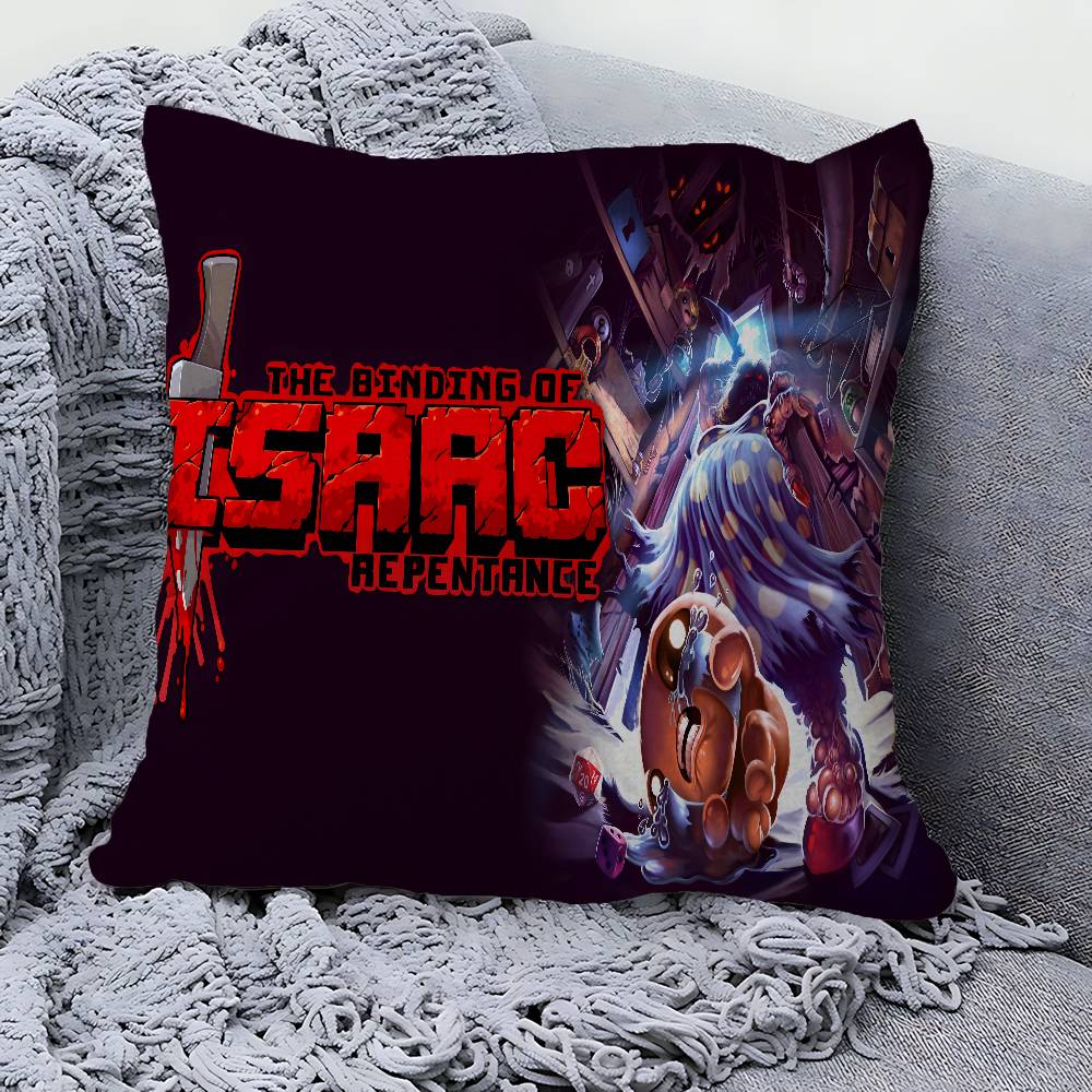 TThe Binding Of Isaac Anime Cushion Cover Pillow Cover Decor Pillowcase Printed Cushion Case for Couch