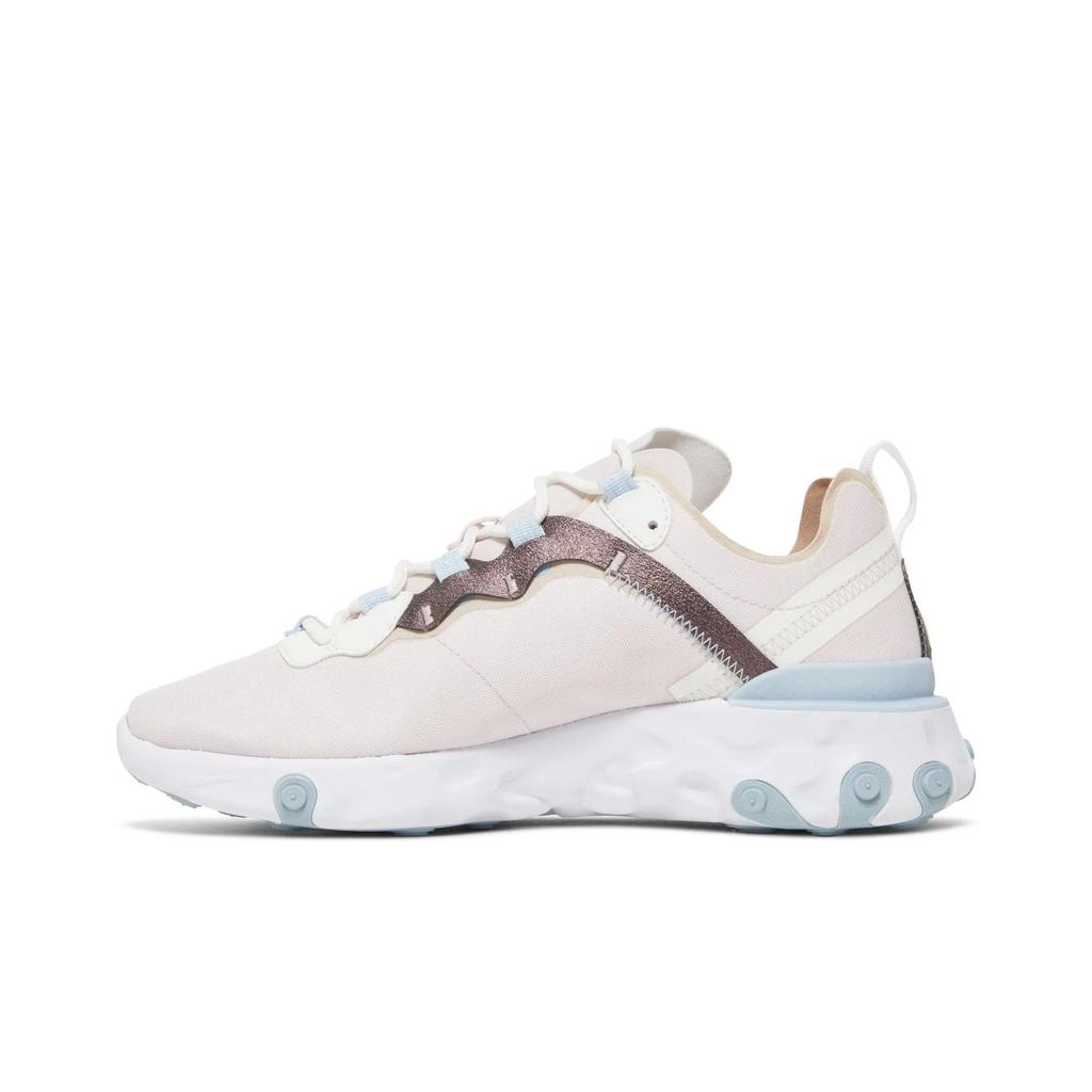 Nike Womens React Element 55 SE 'Barely Rose' (women's sizes) Barely Rose / Fossil Stone Running Shoes CN3591 600