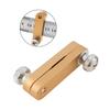 Aluminum Alloy Ruler Positioning Block, Multifunctional Scribing Locator for Woodworking and DIY Marking Work