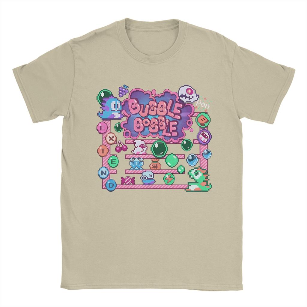 Bobble Bubble T Shirts for Unisex Cotton Cool TShirts Round Collar Tees Short Sleeve Clothing Plus Size