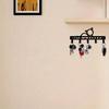 Creative Metal Key Hook Rack - Multifunctional Wall Organizer for Kitchen, Garage