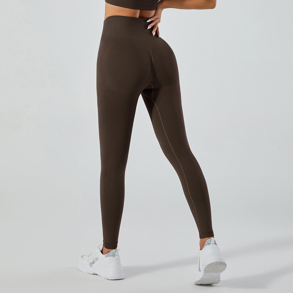 Seamless Yoga Pants For Women High Waist Tummy Control Sport Leggings For Running Fitness