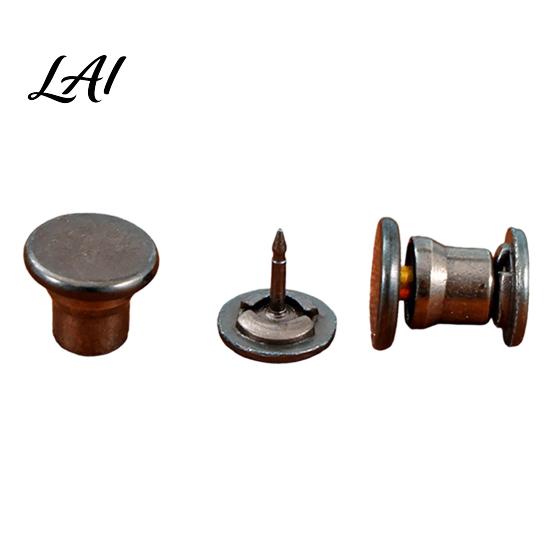 Clothing Adjustment Accessory 2Pcs Pants Leg Shortening Pin No Sew Button Pin for Sewing Free Pins Shirt Sleeves Trousers Hems Removable Reusable