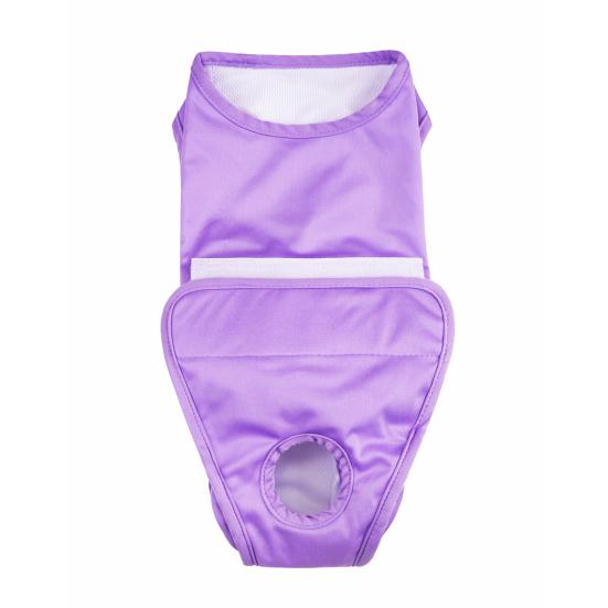 

Одежда для восстановления домашних животных. Удобный дышащий регулируемый костюм для восстановления после хирургии собак. Защита от вылизывания. Товары для домашних животных. XL фиолетовый