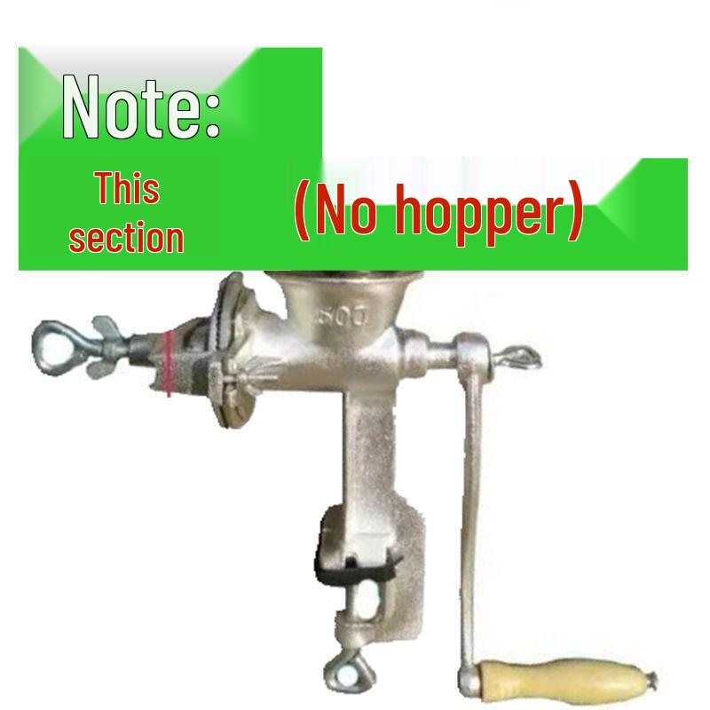 

Manual Hand-Cranked Peanut Grinder and Pulverizer for Coarse Particles and Medicinal Materials No Hopper