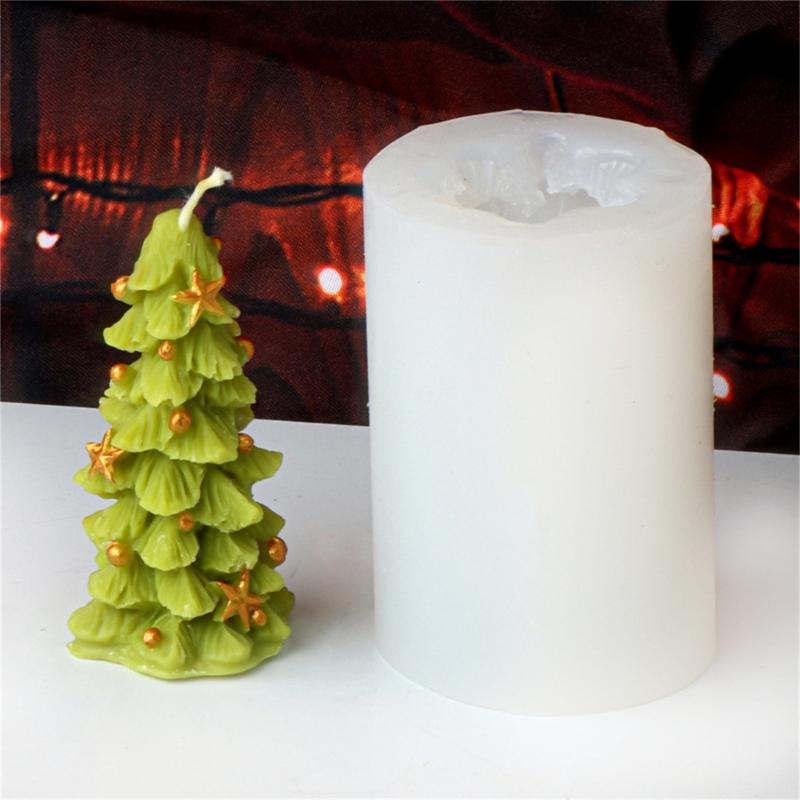 Elegant Silicone Soap Molds Christmas Theme Candle Crafting Moulds Silicone Texture Craft Tool Hand-Making Supplies