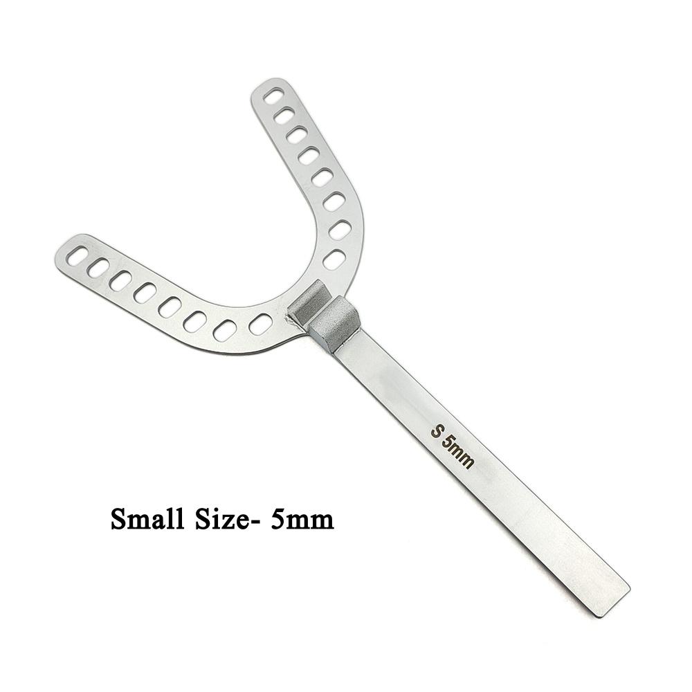 Dental Oral Centric Tray Set Impression Trays ProGauge for Bite Recording 2mm/3mm/5mmDenture Repair Occlusal Record Articulator