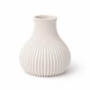 Decorative White Vase for Dry Flowers/made of Blocks