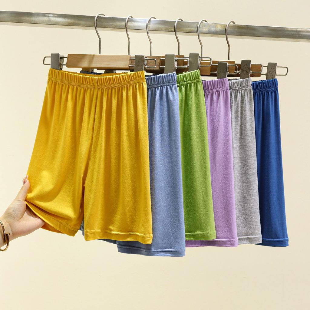 Modal Children's Shorts Thin Casual Beach Pants Summer Boys' Loose Home Pants Girls' Sleepers