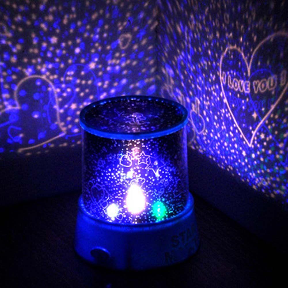 Starry sky Rotating Valentine's Day Table Lamps Indoor Lighting Projector Lamp Star Projector Night Lights LED Galaxy Light