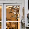 Halloween spider web holiday decoration bedroom windowsill stickers double-sided printing visible electrostatic glass film
