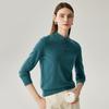 Zhaojun Women's 100% Cashmere Cheongsam Collar Knit Sweater