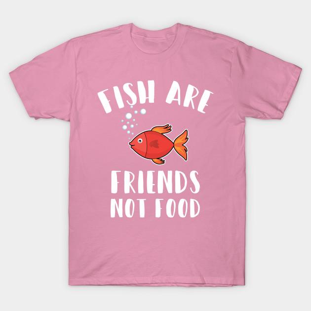 T Shirt Women Fish Are Friends Not Food Harajuku Print Kawaii Tshirt Summer Short Sleeve Female T-Shirt Top Tee