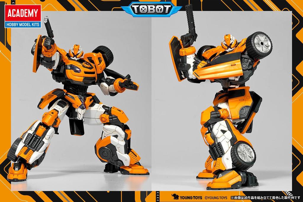 Academy TOBOT TOBOT X Pre-Colored Plastic Model Kit 15823 (Robot)