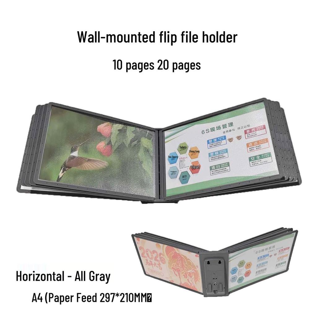 Rotating A4 Desktop File Holder and Display Stand
