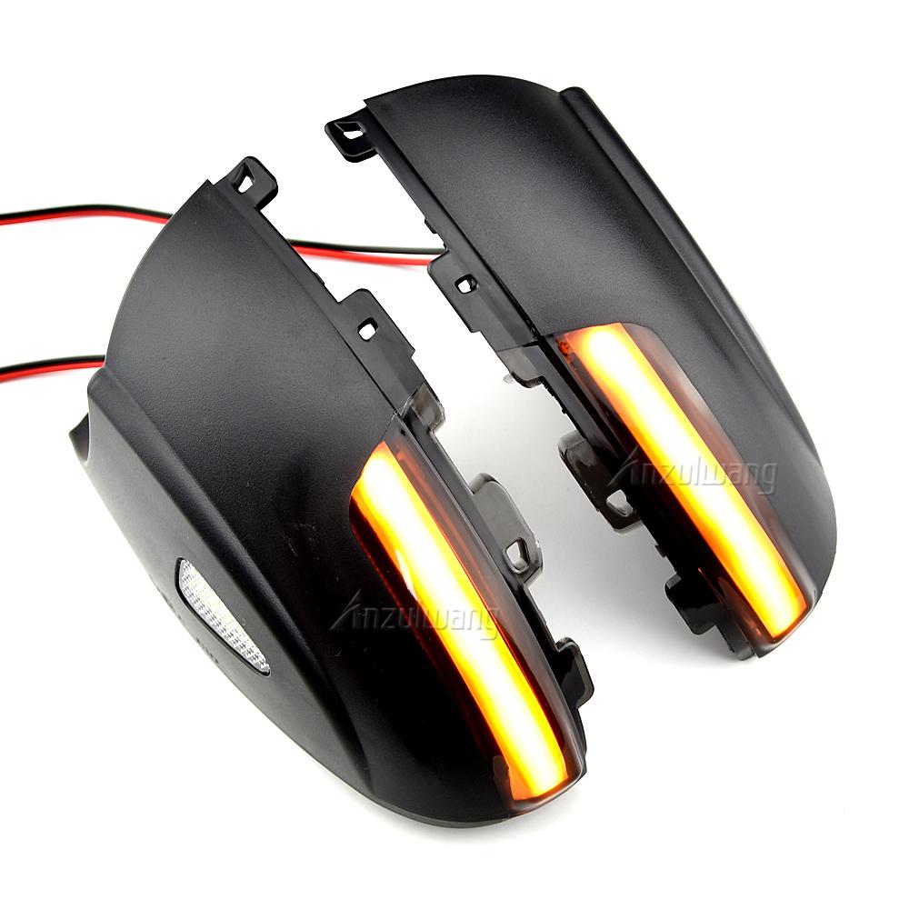 2Pcs Turn Signal Light For Volkswagen Tiguan MK1 2008-2016 Car Rearview Mirror LED Dynamic Indicator Blinker Streamer Light
