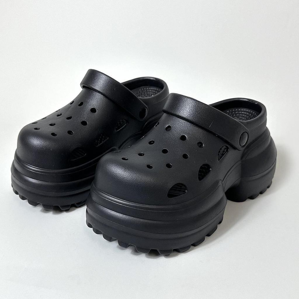 Summer DIY Thick Sole Garden & Beach Sandals with Eva High Heel & Convertible Design