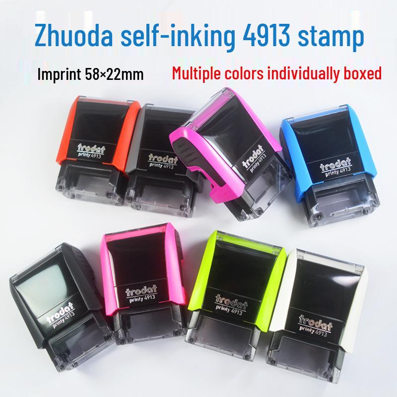 Zhuoda 4913 Selbstfärbender Stempelbecher - Vorgefärbt, Ungraviert
