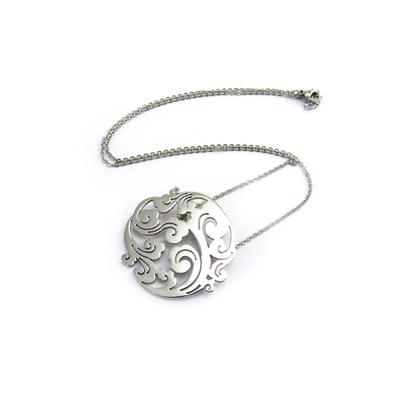 [K2414] - Steel Necklace 'Choreography'