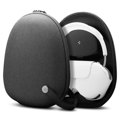 Spigen Klasden Carrying Case Pouch Bag for Airpods Max - Charcoal Gray (Compatible with Smart Case for Sleep Mode)