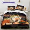 Cartoon Pattern Bedding Quilt Set Quilt Cover Pillowcase Home Decoration Birthday Gift (1 * Duvet Cover + 2 * Pillowcase, Without Core)