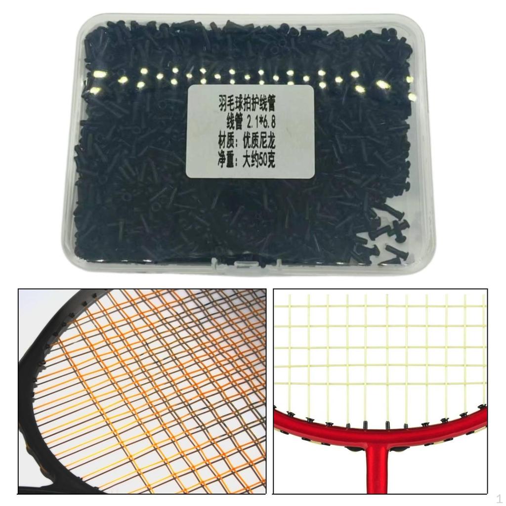 Badminton Grommet String Protector for Racket Maintenance Portable with Storage Box