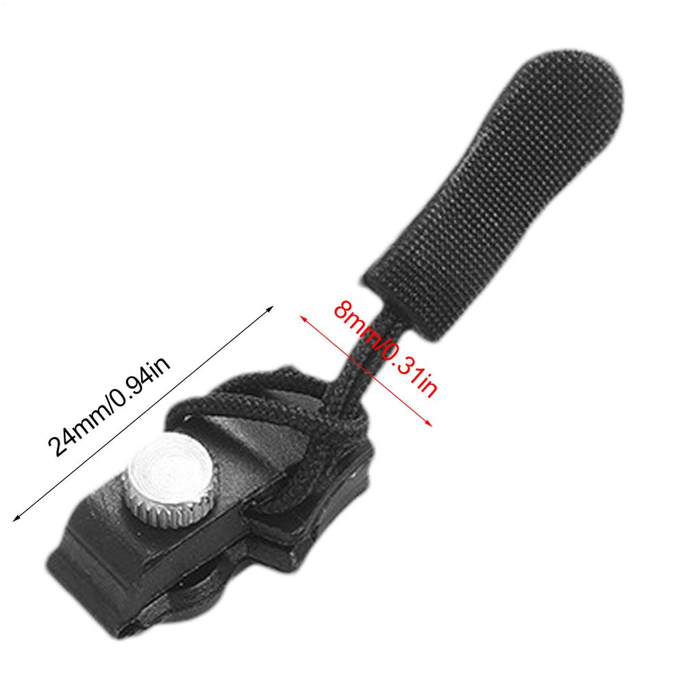 10pcs Universal Detachable Metal Zipper Slider Puller Detachable Instant Repair Kit Replacement Lever Locks for Clothing Luggage