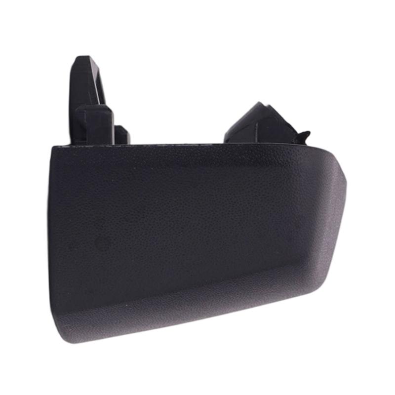 Black Exterior Door Handle with Separate Small Cover, Solid Front Face, Rear Clip Structure, and Part Number 69217-0C030 69210-0C010 for Replacement