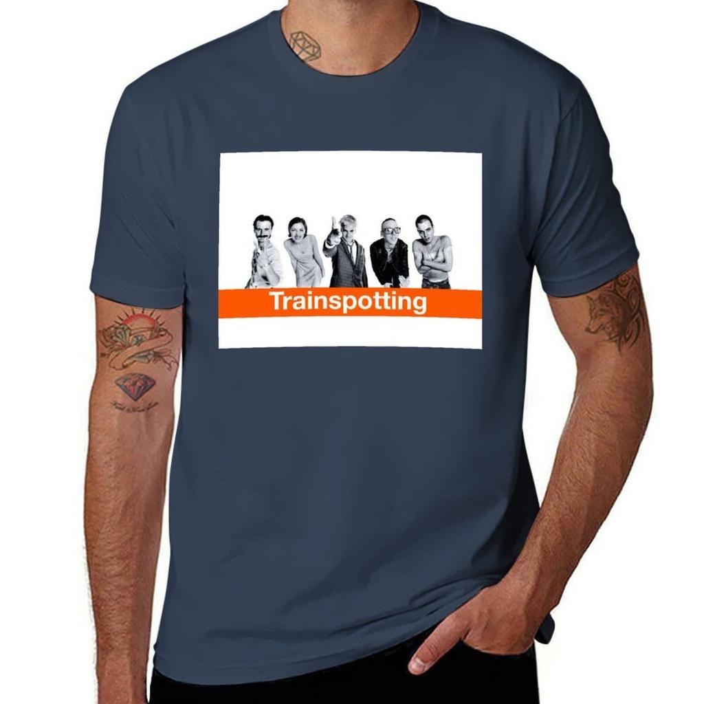 Trainspotting T-Shirt Lässiges Alltags-Oberteil Kurzarm Top T-Shirt