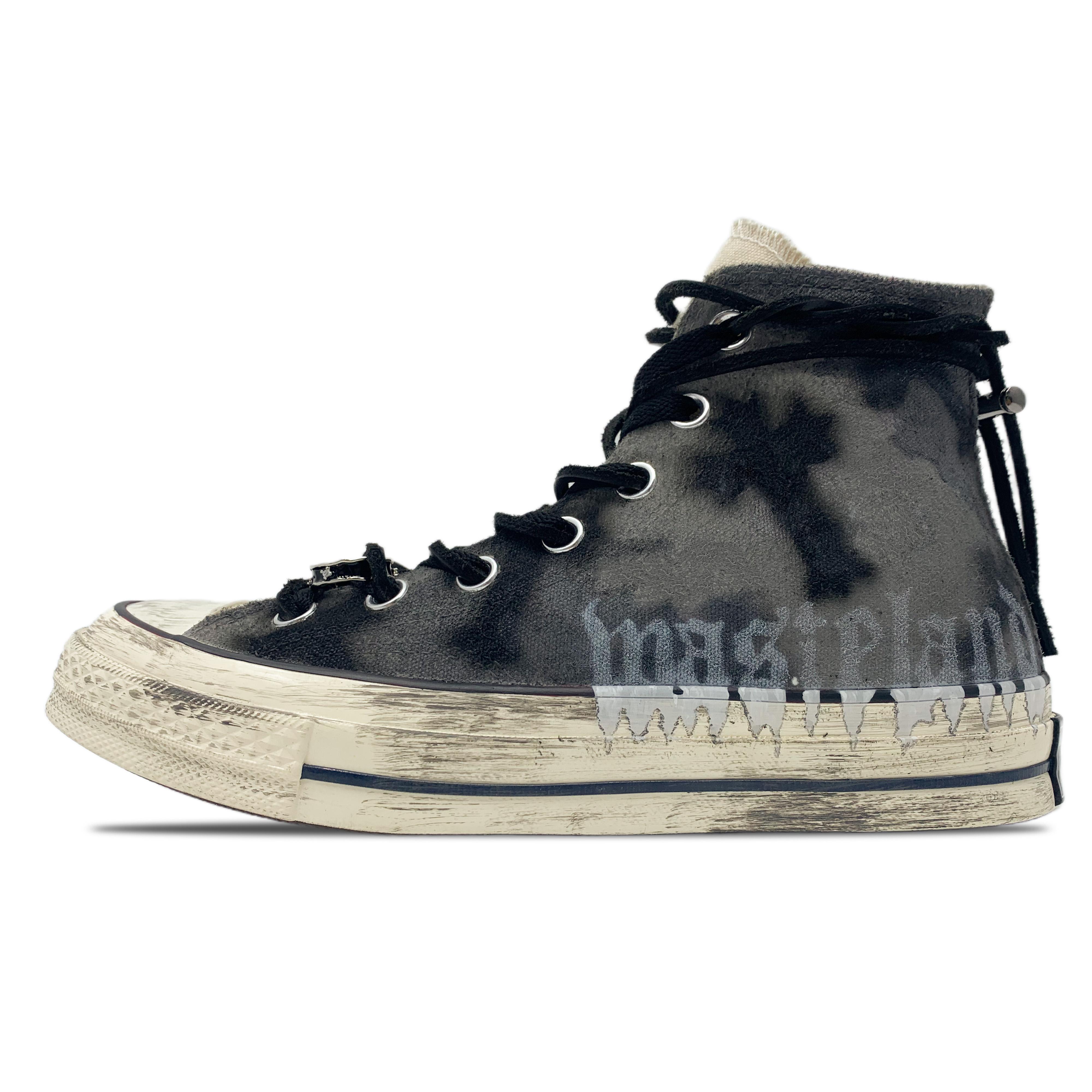 

Converse 1970-х Нескользящие Высокие Кеды Унисекс Черный Серый 162053C(Команда188-) 36.5